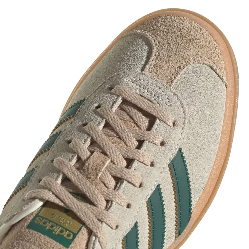 Adidas Originals scarpa sneakers da donna Gazelle Bold ID7056 crema-verde hook - and - loop running shoes Comfort Walk