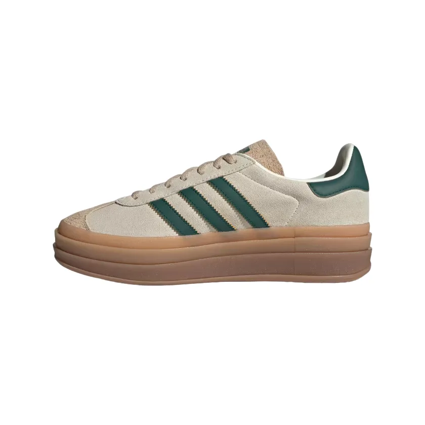 Anti - stress competitive event shoe purpose Adidas Originals scarpa sneakers da donna Gazelle Bold ID7056 crema-verde