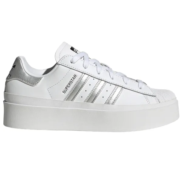 advanced running shoes Suitable for all running distances Adidas Originals Scarpa sneakers da donna Superstar Bonega IF7582 bianco-argento-nero