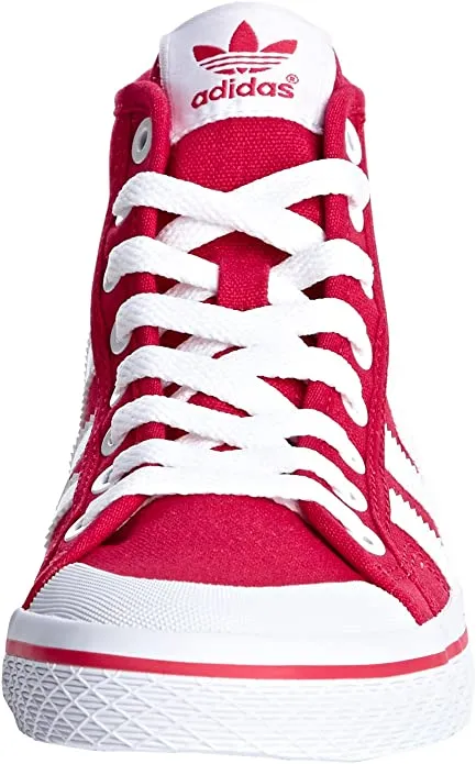 Adidas Originals sneakers alta in canvas da adulti  Honey Stripes Mid W D65881 rosso lifestyle running for a connection with nature