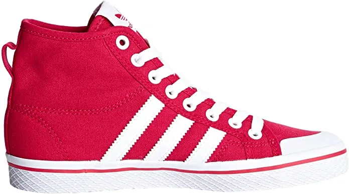 Adidas Originals sneakers alta in canvas da adulti  Honey Stripes Mid W D65881 rosso Replaceable Insole traction - control - technology shoes