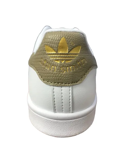 Adidas Originals Stan Smith W sneakers basse da donna GV7584  Primegreen cloud white-hemp-gold metallic Ventilated Insole Design Safety - enhancing