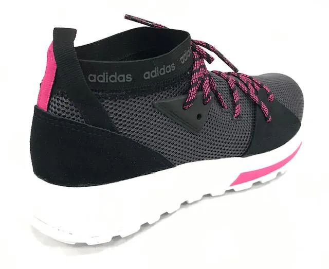 Adidas Scarpa da fitness da donna Quesa B96520 nero grigio Non Slip Lace Responsive Foam Cushioning