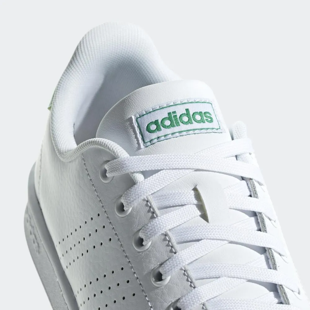 Adidas scarpa sneakers da adulto Advantage F36424 bianco-verde Easy - entry ReinforcedHeel
