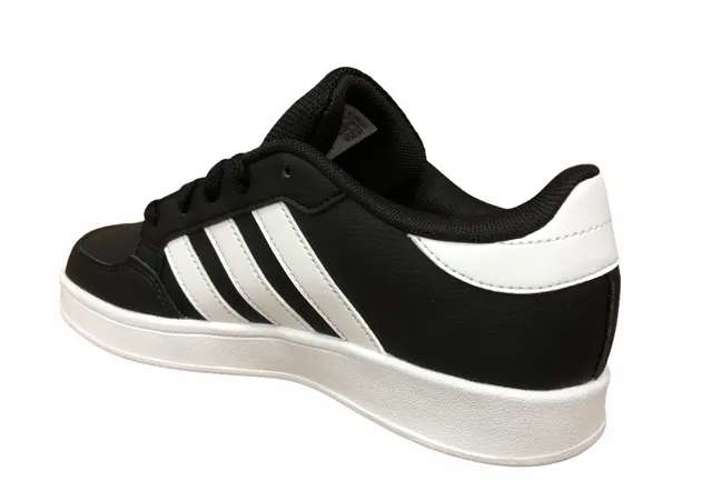 Good resilience Adidas scarpa sneakers da ragazzo Breaknet K FY9507 nero-bianco