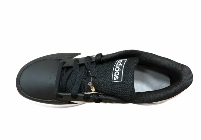 Padded Tongue Design Contoured Insole Design Adidas scarpa sneakers da ragazzo Breaknet K FY9507 nero-bianco