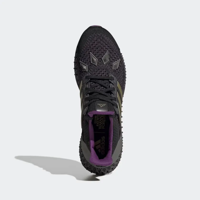 Adidas Ultra 4D Black Panther Men's Primeknit Running Trainers HQ0949 foam padding energy - returning midsole shoes