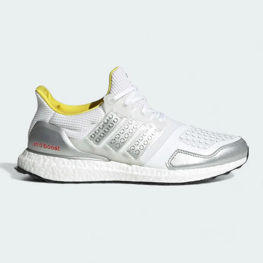 Balanced Cushioning Matrix Adidas Ultraboost DNA x Lego Men's Trainers Primeknit White FY7690