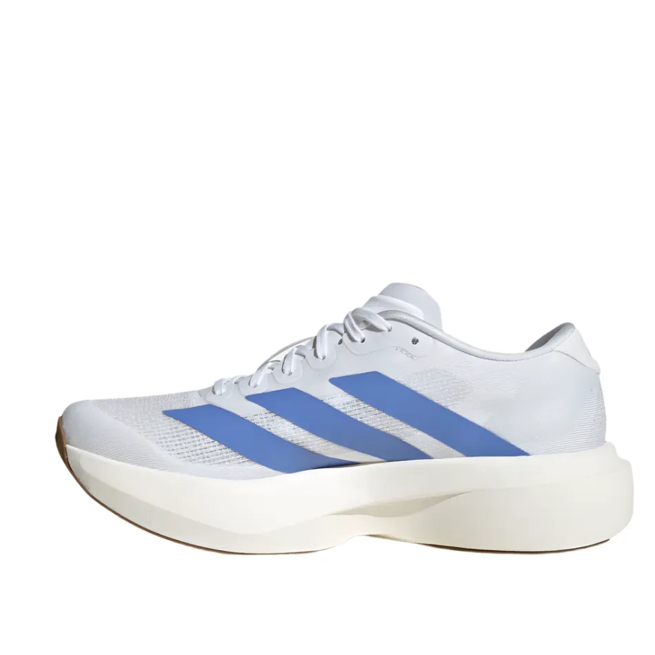 Adidas Women's Adizero Evo SL Running Shoes in FTWR White/Blue Fusion/Off White AW25 Torsion Control System