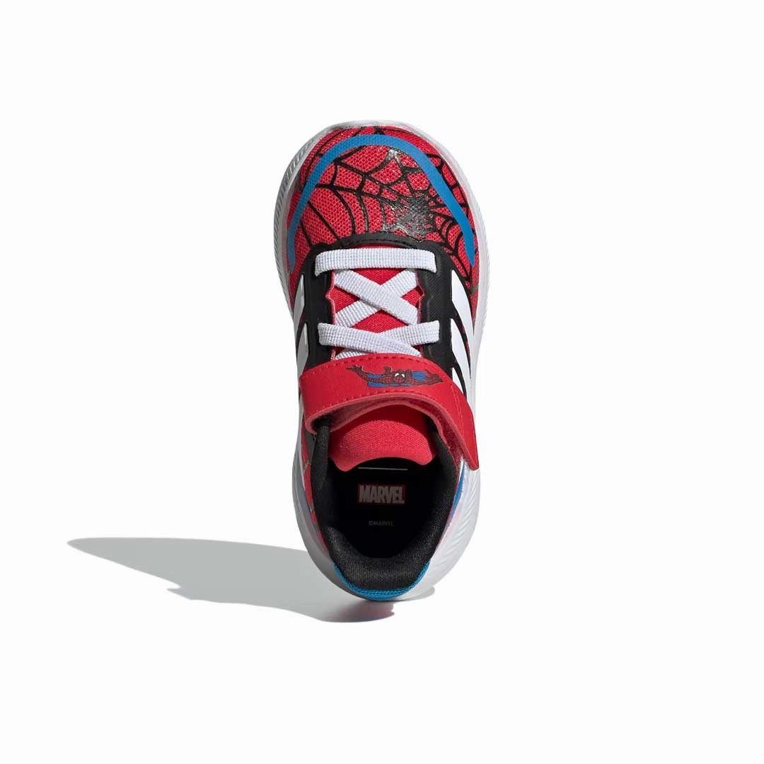 adidas - Kids' (Infant) Marvel Spider-Man Runfalcon Elastic Lace Shoes (IH8758) warm weather