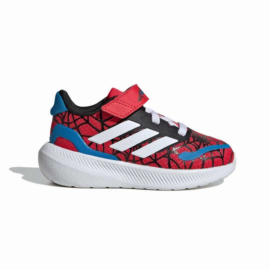 Soft Texture adidas - Kids' (Infant) Marvel Spider-Man Runfalcon Elastic Lace Shoes (IH8758)