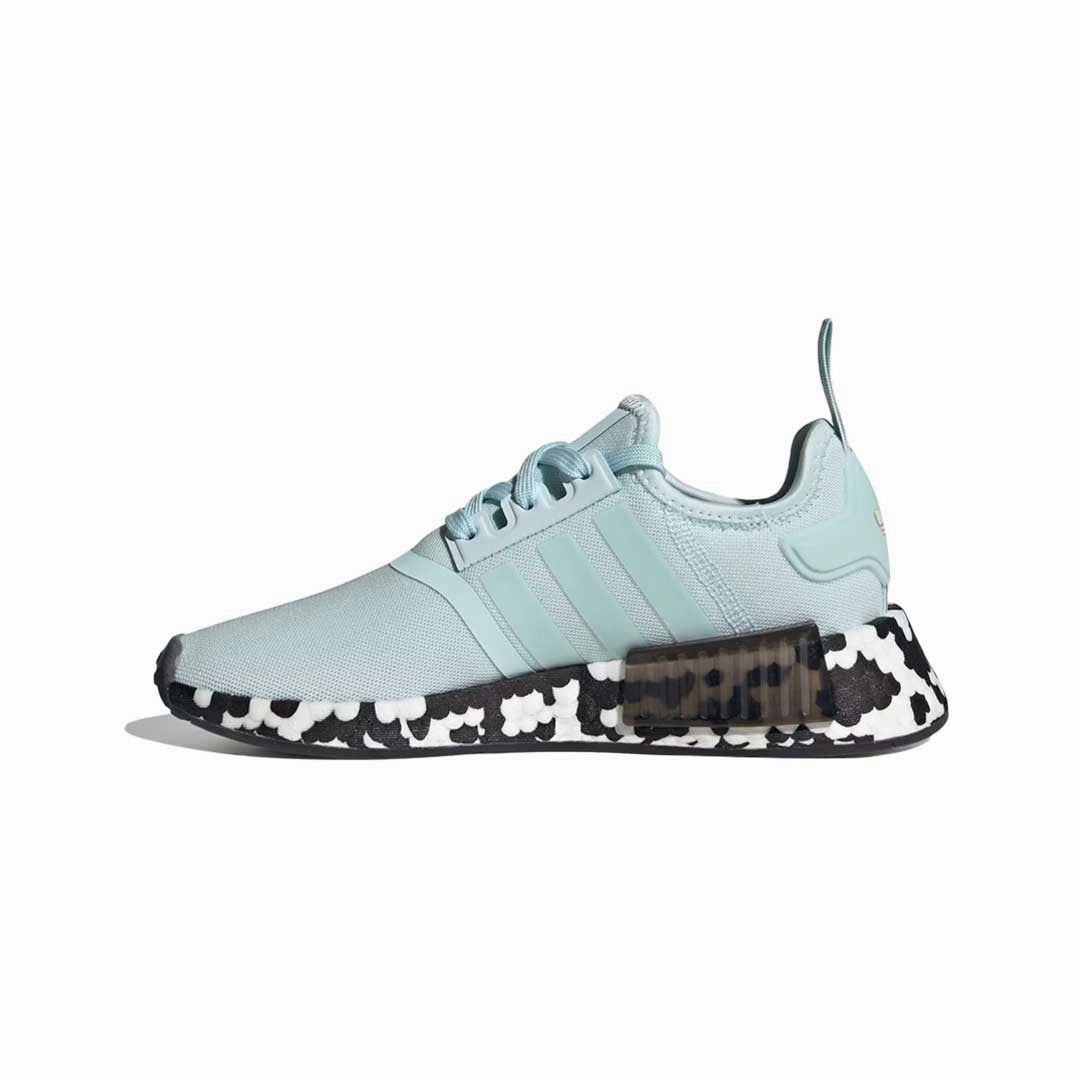 adidas - Kids' (Junior) NMD_R1 Shoes (GY4284) hook and loop closure StreamlinedDesign