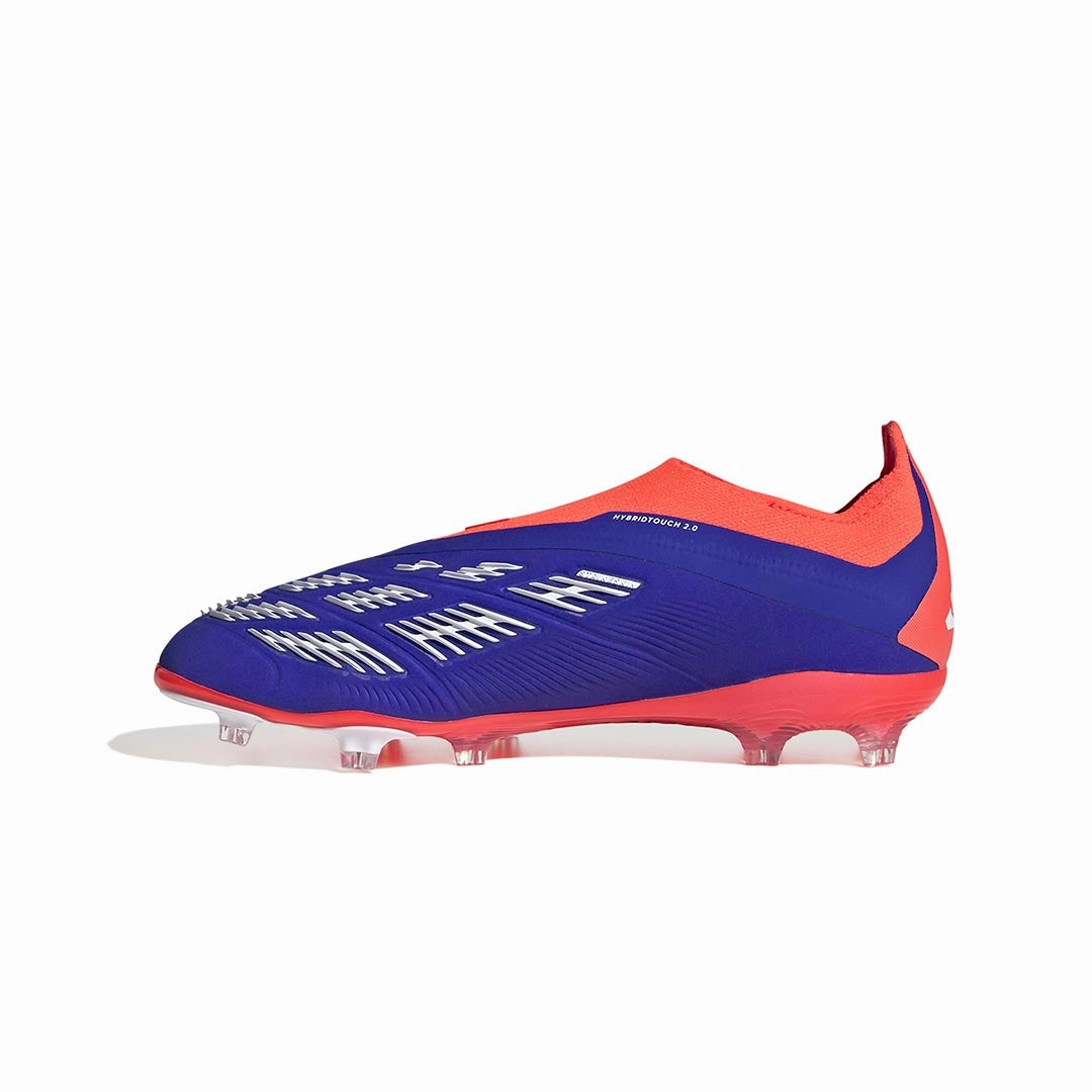 adidas - Kids' (Junior) Predator Elite Laceless Firm Ground Cleats (IF6350) Maximum arch Heat Resistant Outsole