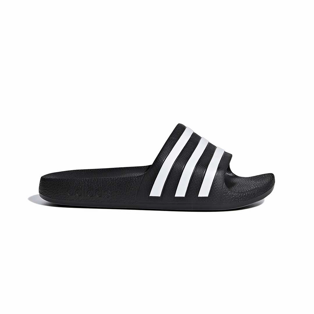 adidas - Kids' (Preschool) Adilette Aqua Slides (F35556) Customizable Fit Mechanism All Day Comfort Engineering