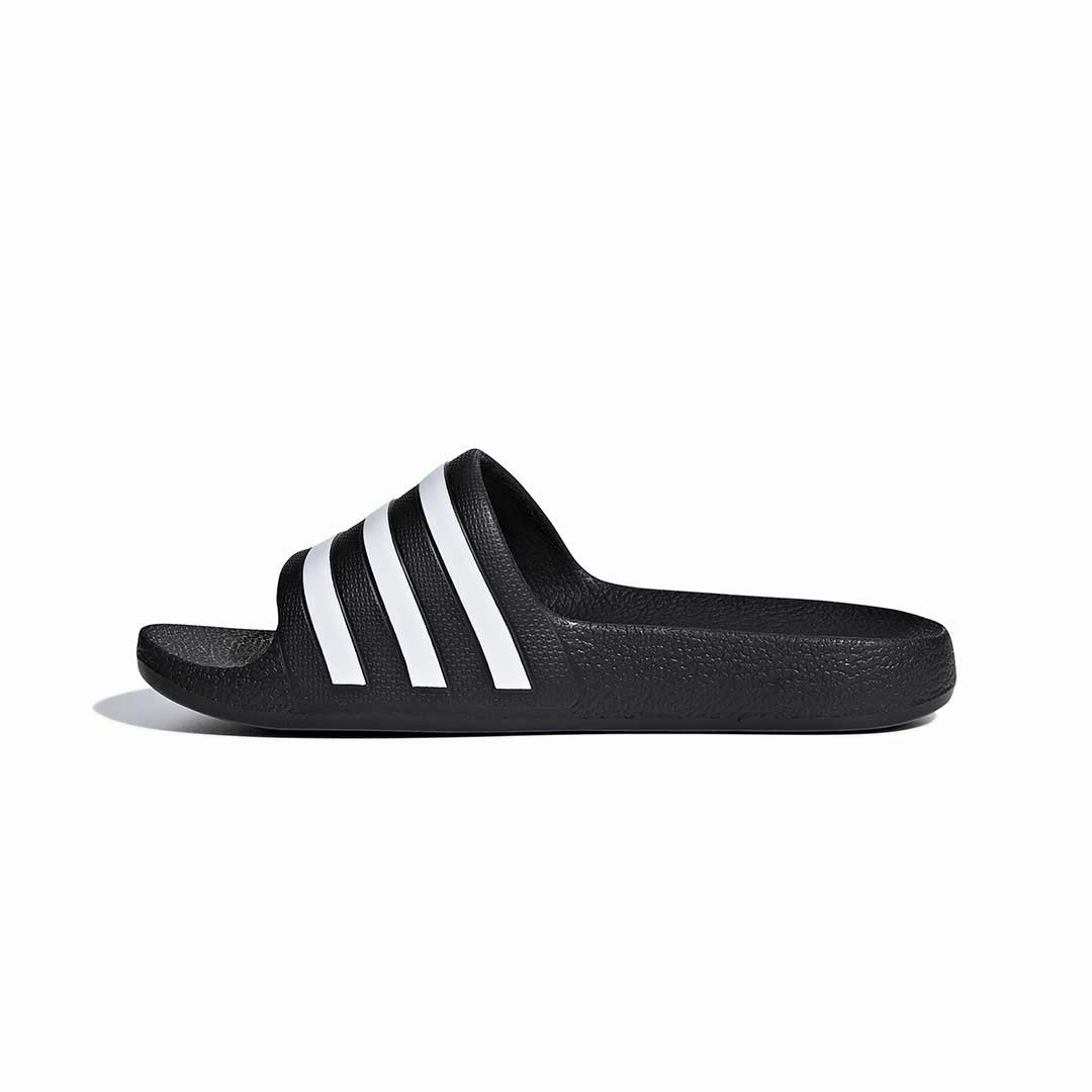 adidas - Kids' (Preschool) Adilette Aqua Slides (F35556) Reflective Safety Details Cushion Heel
