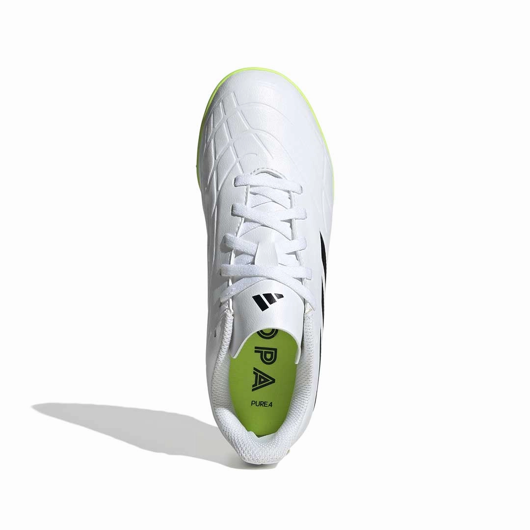 adidas - Kids' (Preschool & Junior) Copa Pure II.4 Turf Shoes (GZ2548) Boost Comfort