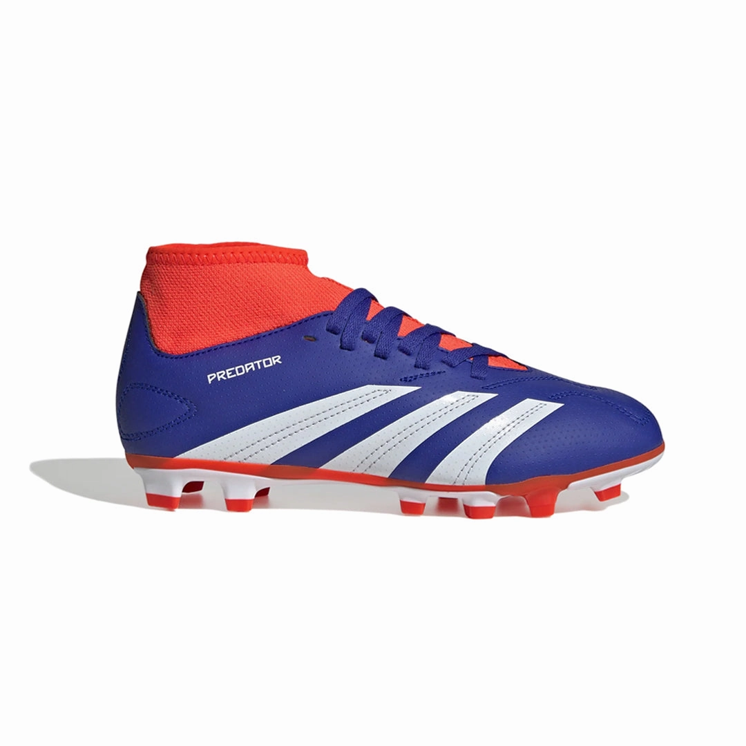 adidas - Kids' (Preschool & Junior) Predator Club Sock Flexible Ground Soccer Cleats (IF6363) Recycled fabric