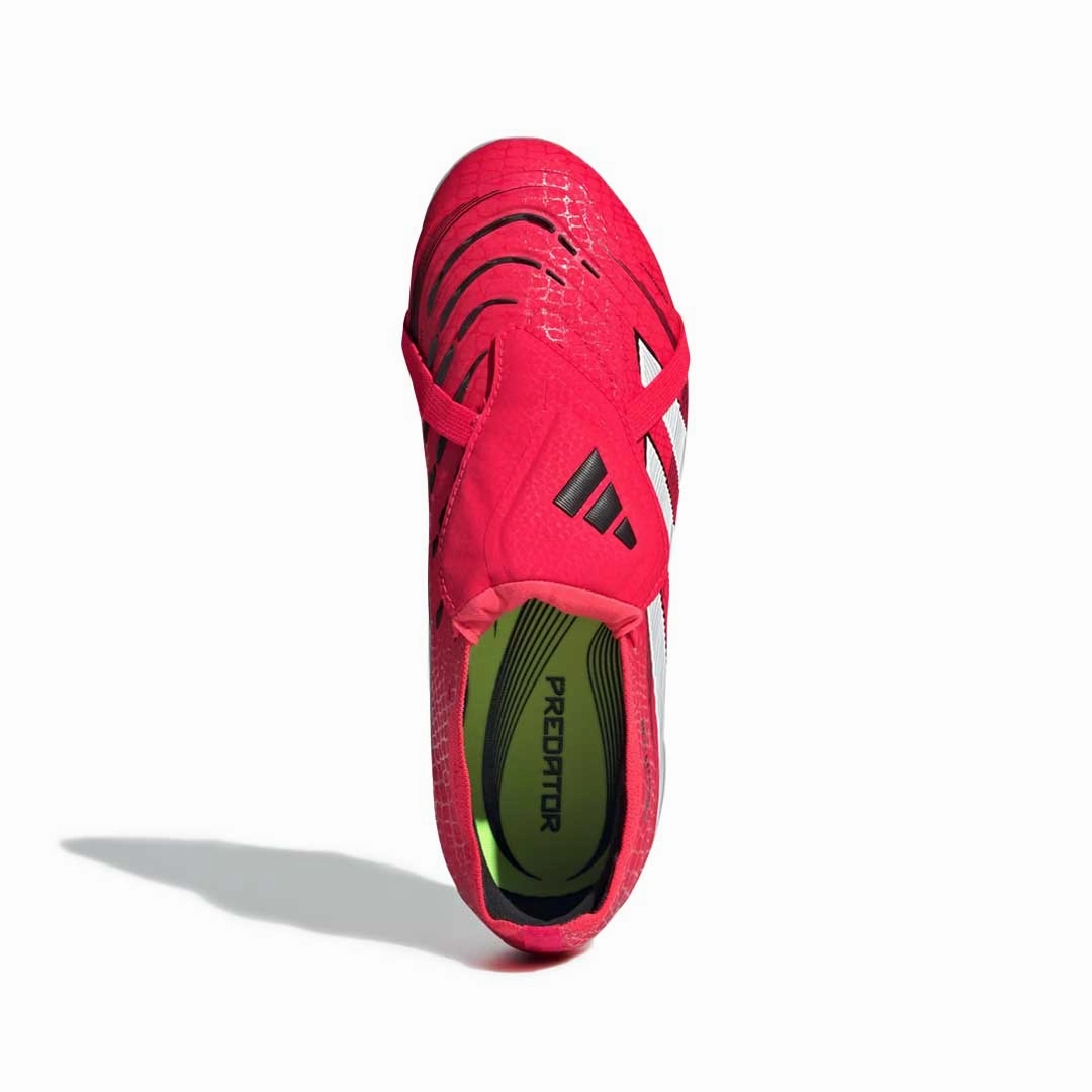 Wear Flex Outdoor Steps adidas - Kids' (Preschool & Junior) Predator Elite Fold-Over Tongue Firm Ground Cleats (IH5077)