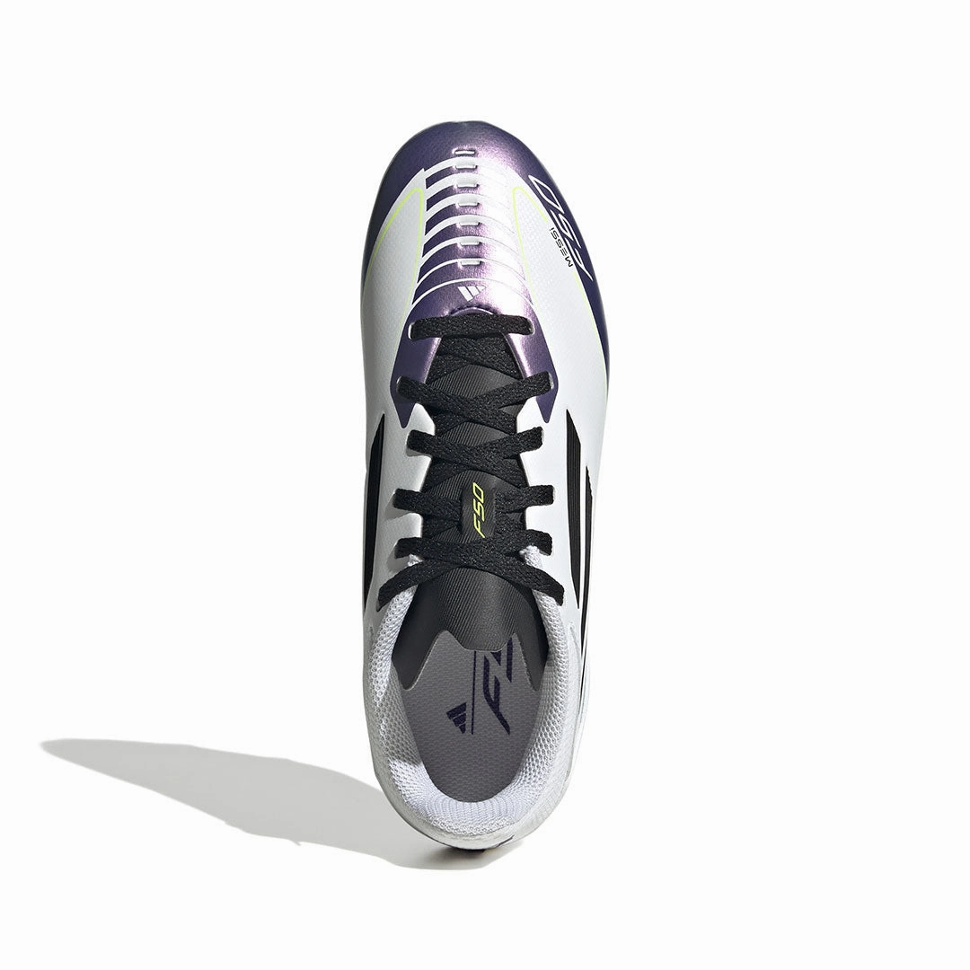 adidas - Kids' (Preschool) F50 League Messi Firm/Multi Ground Soccer Cleats (IE9089) Impact-absorbing durability