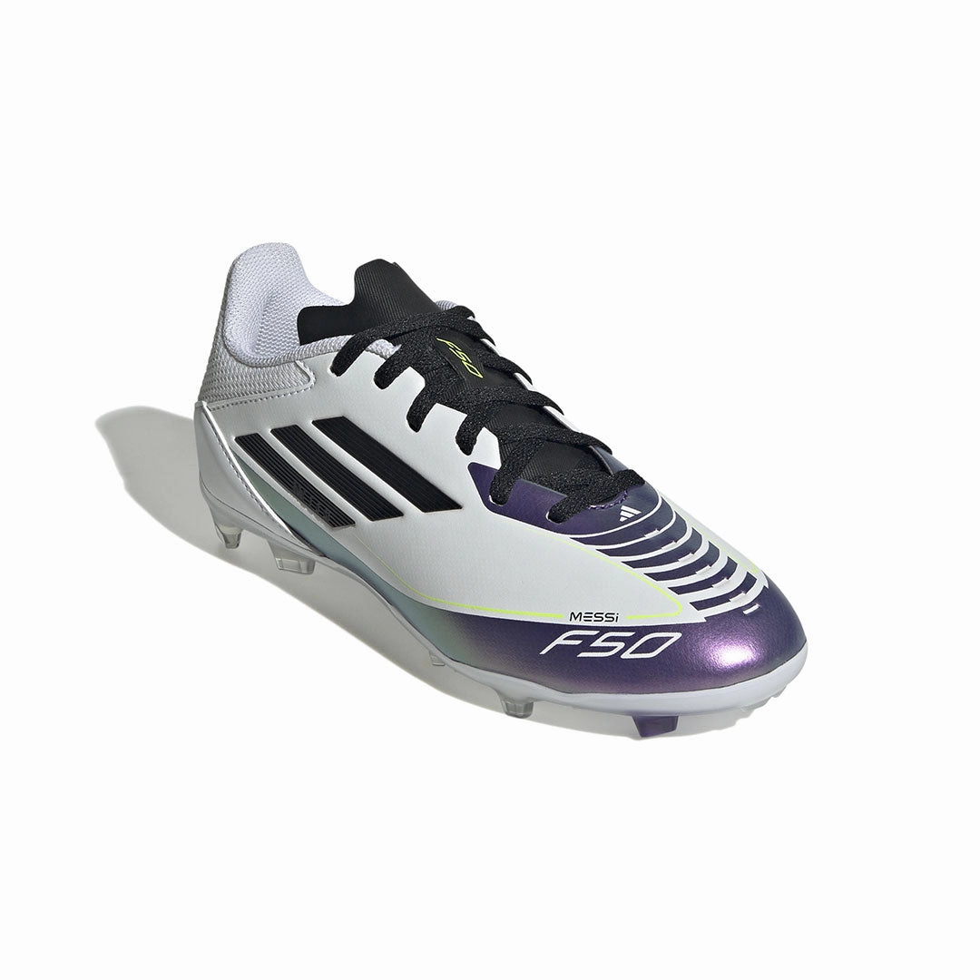 Fitted Design adidas - Kids' (Preschool) F50 League Messi Firm/Multi Ground Soccer Cleats (IE9089)