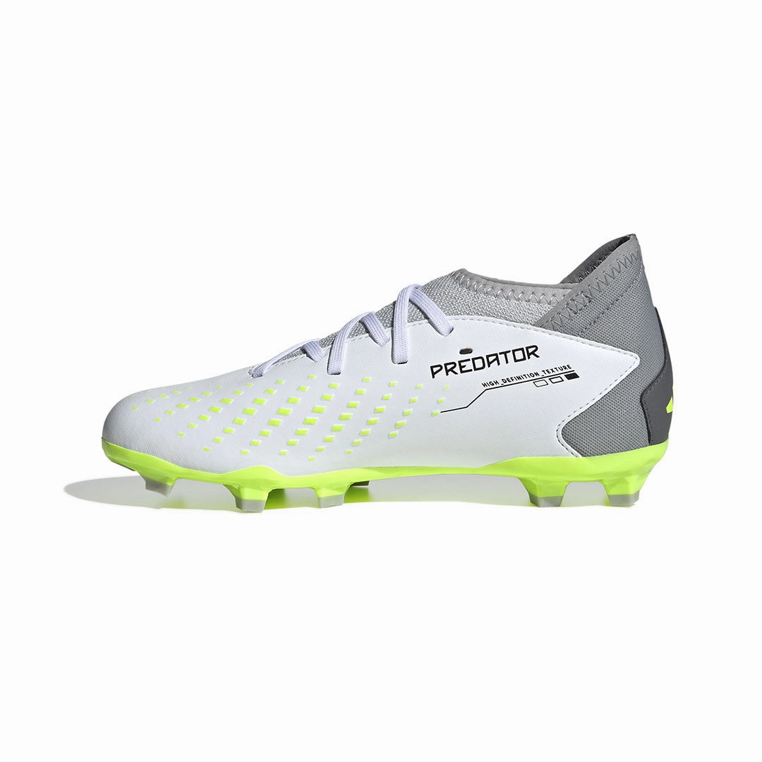 adidas - Kids' (Preschool) Predator Accuracy.3 Firm Ground Soccer Cleats (IE9504) Thermoregulating Liner Adaptive Heel Cradle