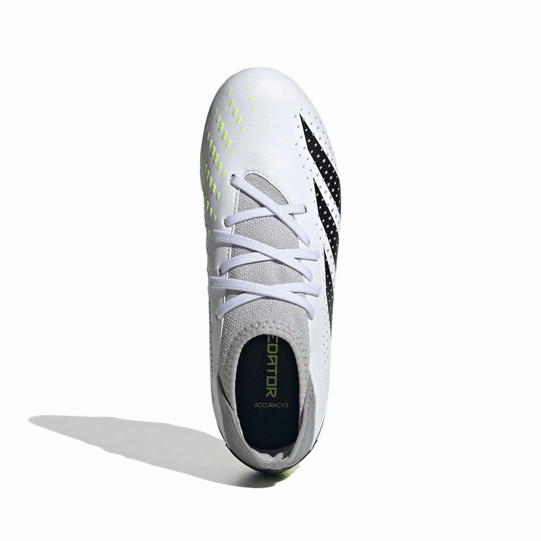 adidas - Kids' (Preschool) Predator Accuracy.3 Firm Ground Soccer Cleats (IE9504) Contoured Sole Dynamic silhouette