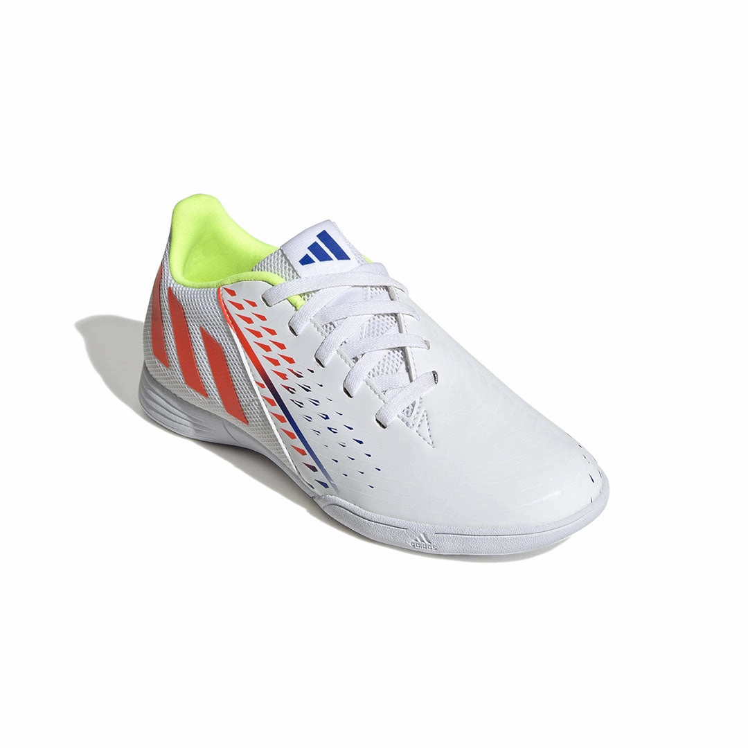 adidas - Kids' (Preschool) Predator Edge.4 Sala Indoor Soccer Shoes (GV8499) Hyper Elastic Cushion Eco Comfort
