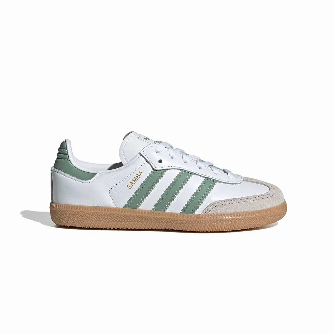 adidas - Kids' (Preschool) Samba OG Shoes (JP5483) Contemporary Fit Reinforced Achilles Notch