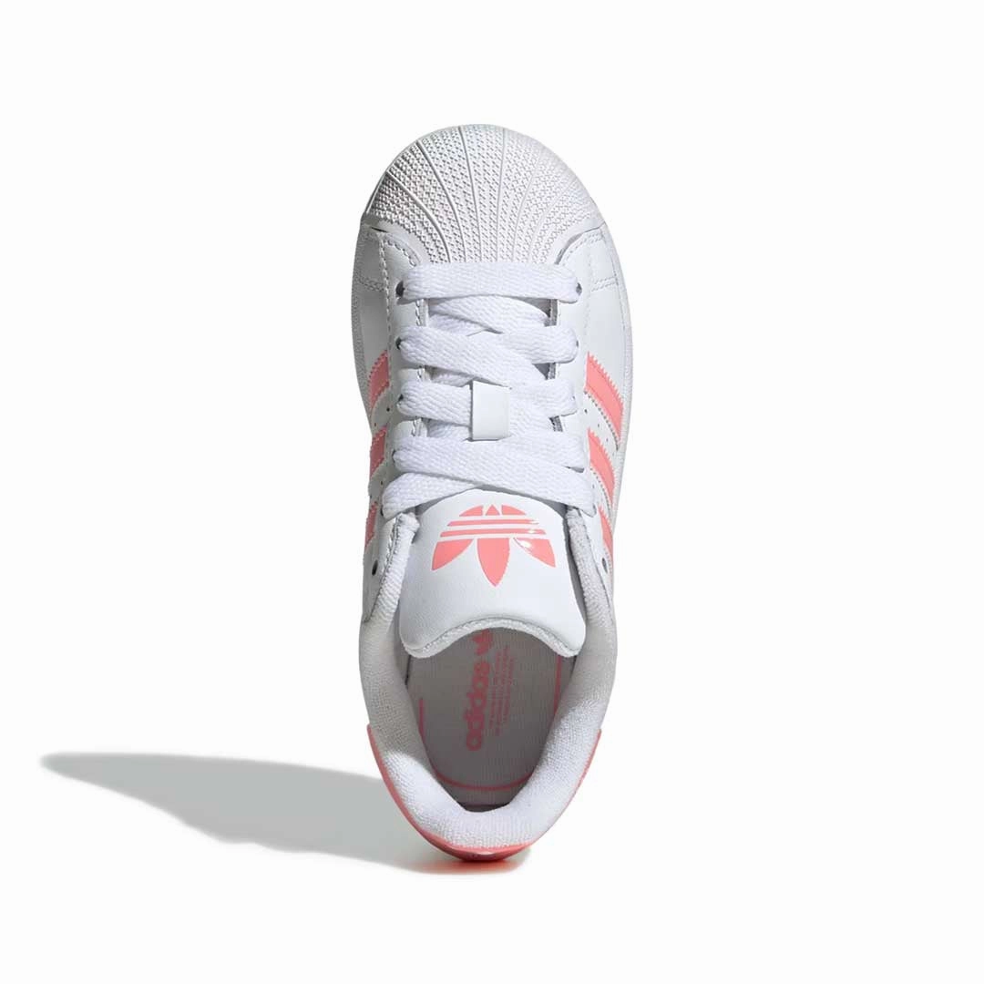 Ergonomic Heel Counters custom-fit adidas - Kids' (Preschool) Superstar II Shoes (JH7905)