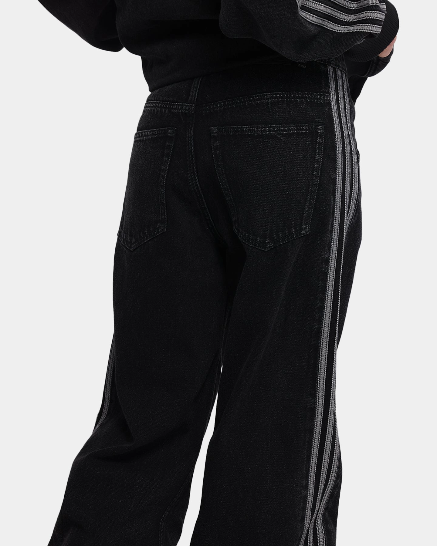 Layer Essential Adidas Adicolor Denim Firebird Pants True Black