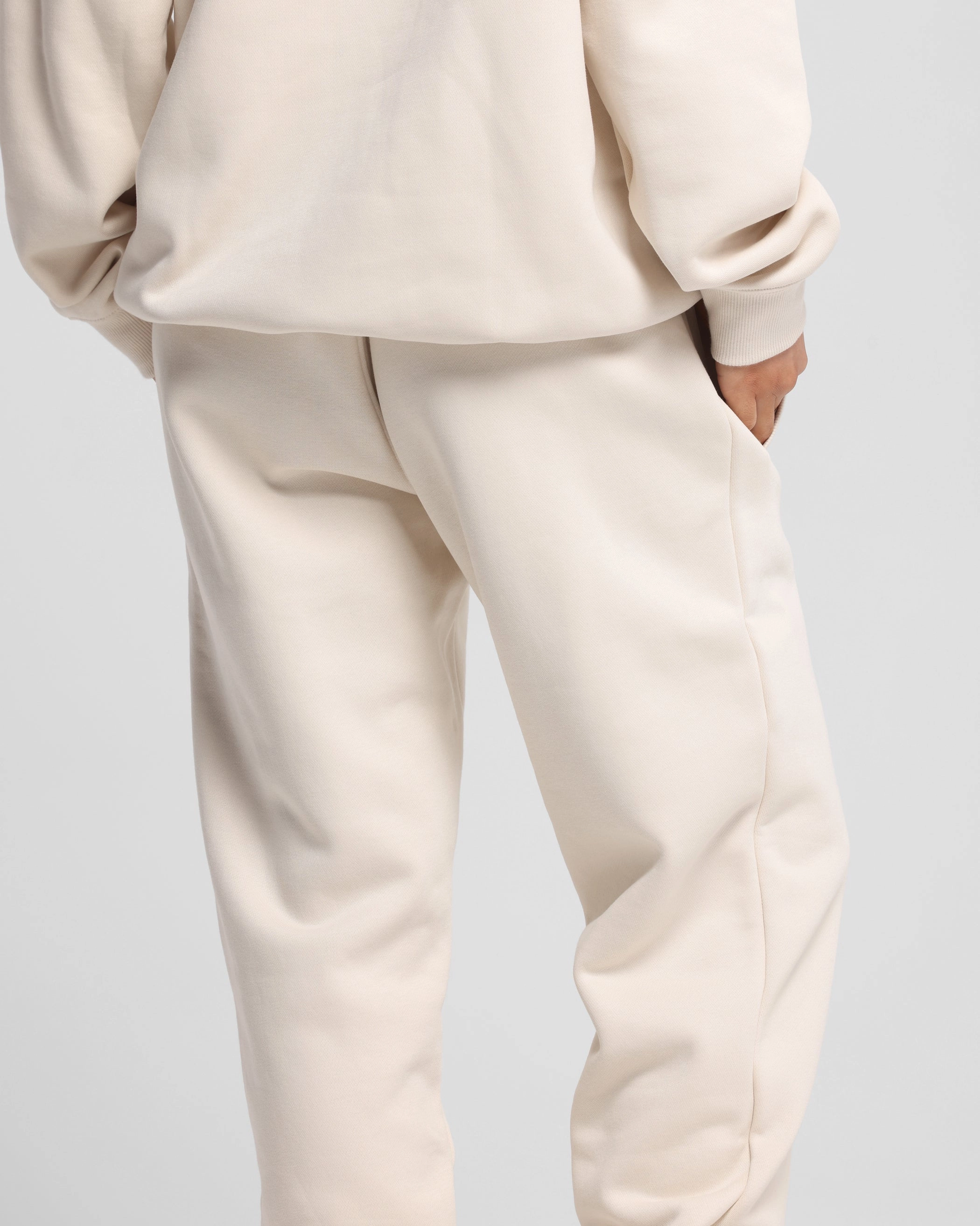 Adidas Originals 70's Fleece Joggers Wonder White HiddenDrawcord Cozy Feel