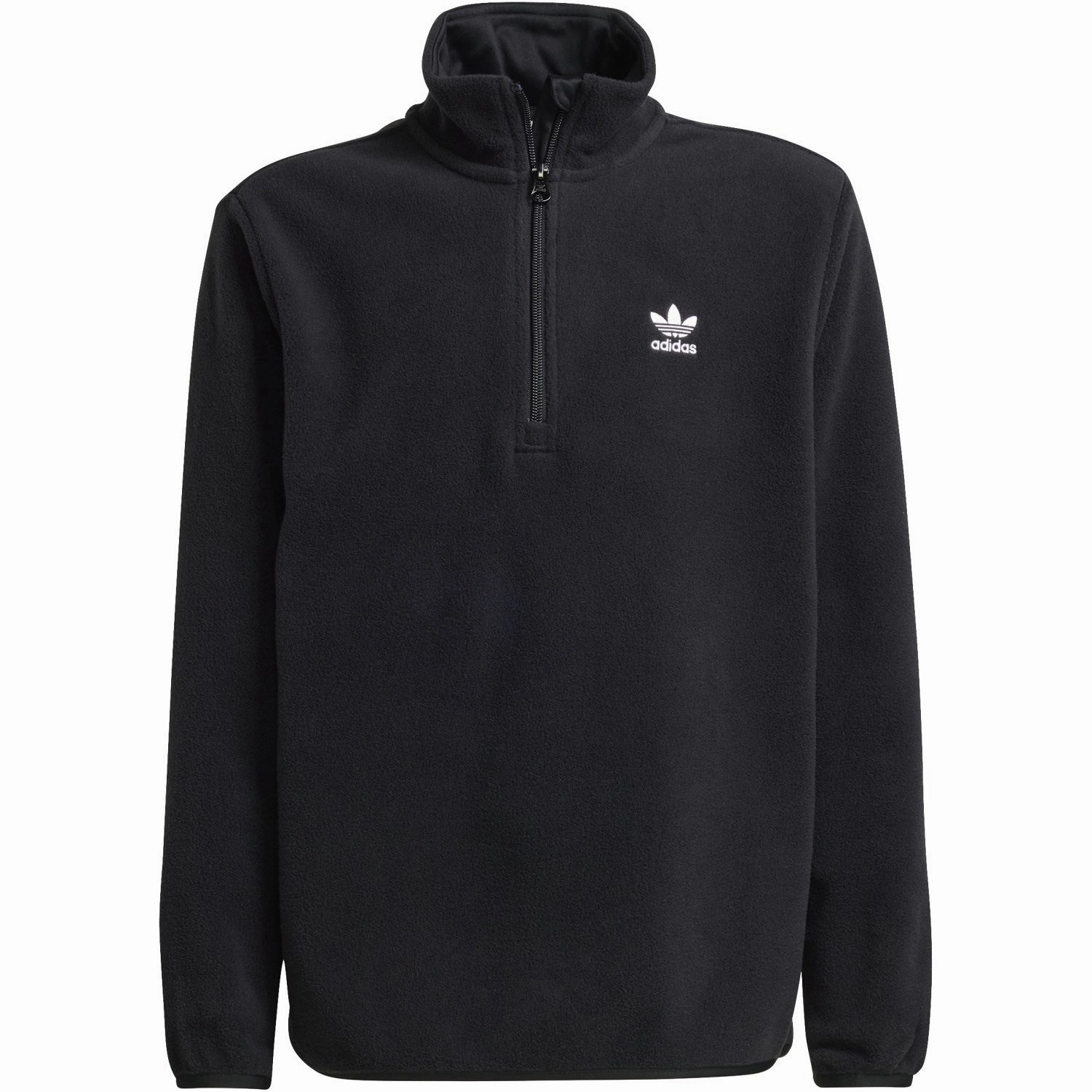 adidas Originals Black Polar Fleece Hz Jacket Compression Fit Technology