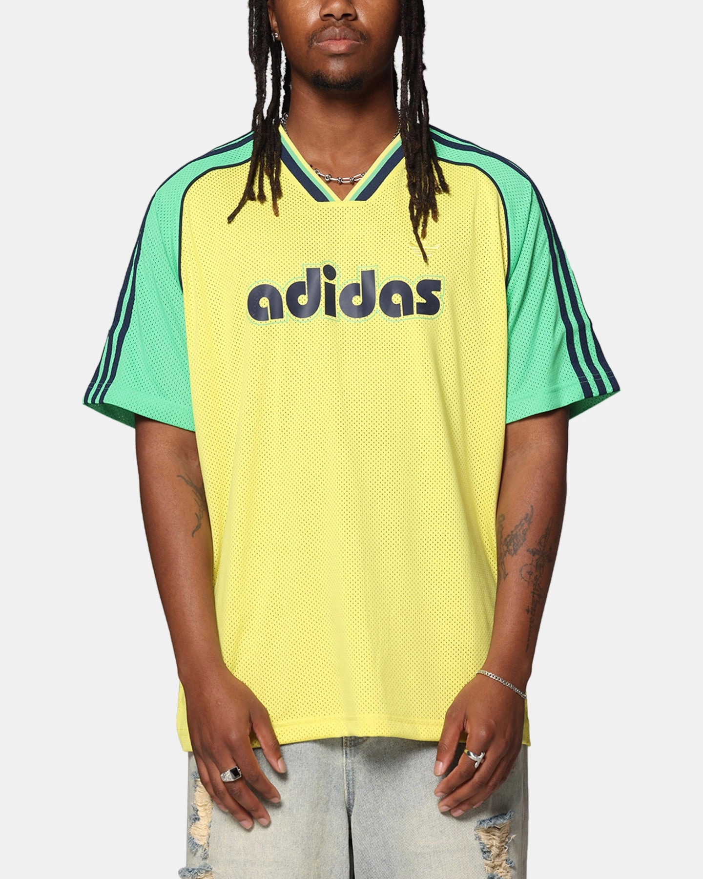 Adidas Originals Jersey Yellow Performance Flex Temperature Regulating Fabric