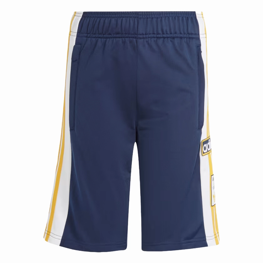 Adidas Originals pantaloncino sportivo per ragazzi Adibreak IN2118 indigo-bianco-giallo oro Comfort Layer