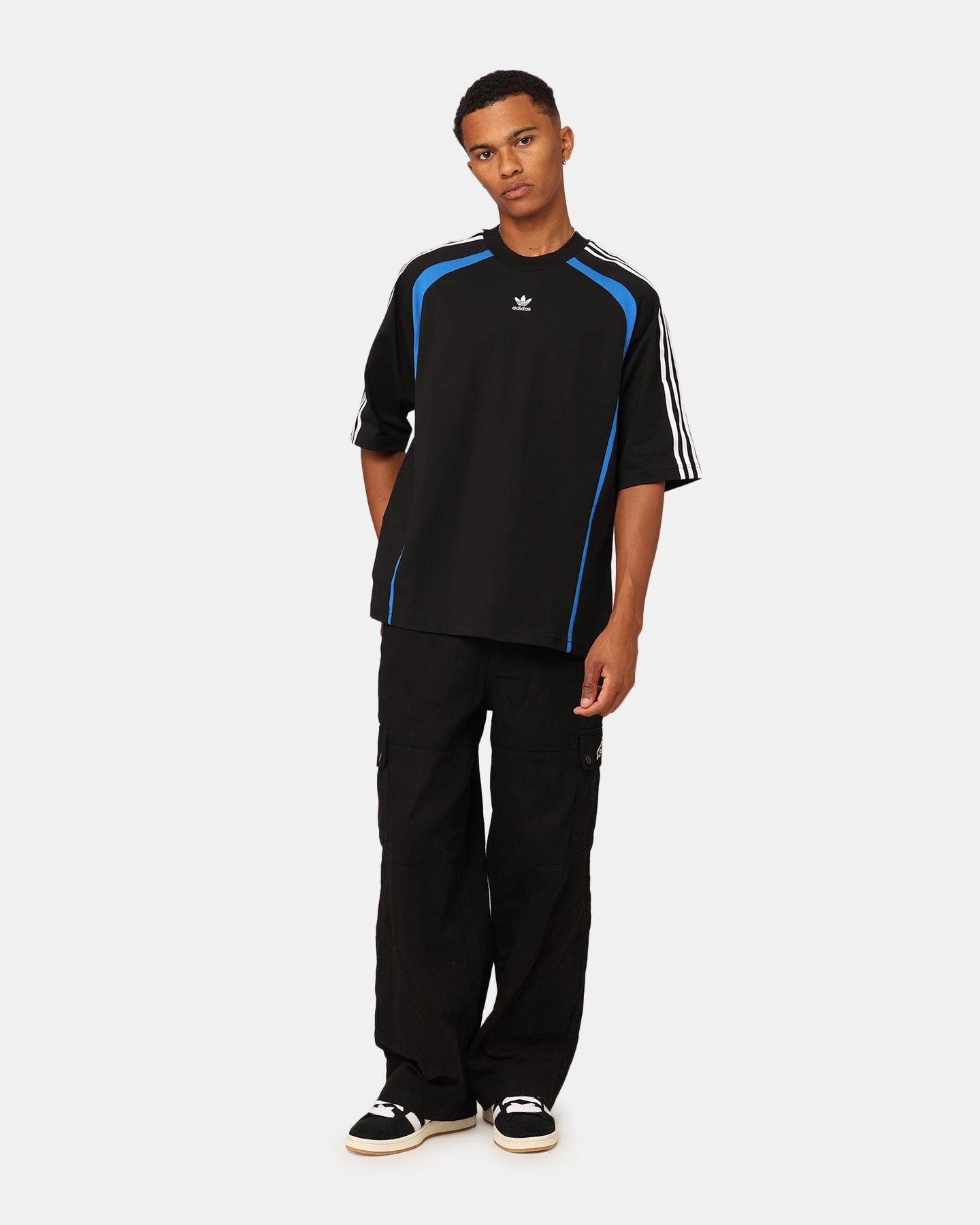 Trendy Timeless Look Wear Adidas Oversized T-Shirt Black