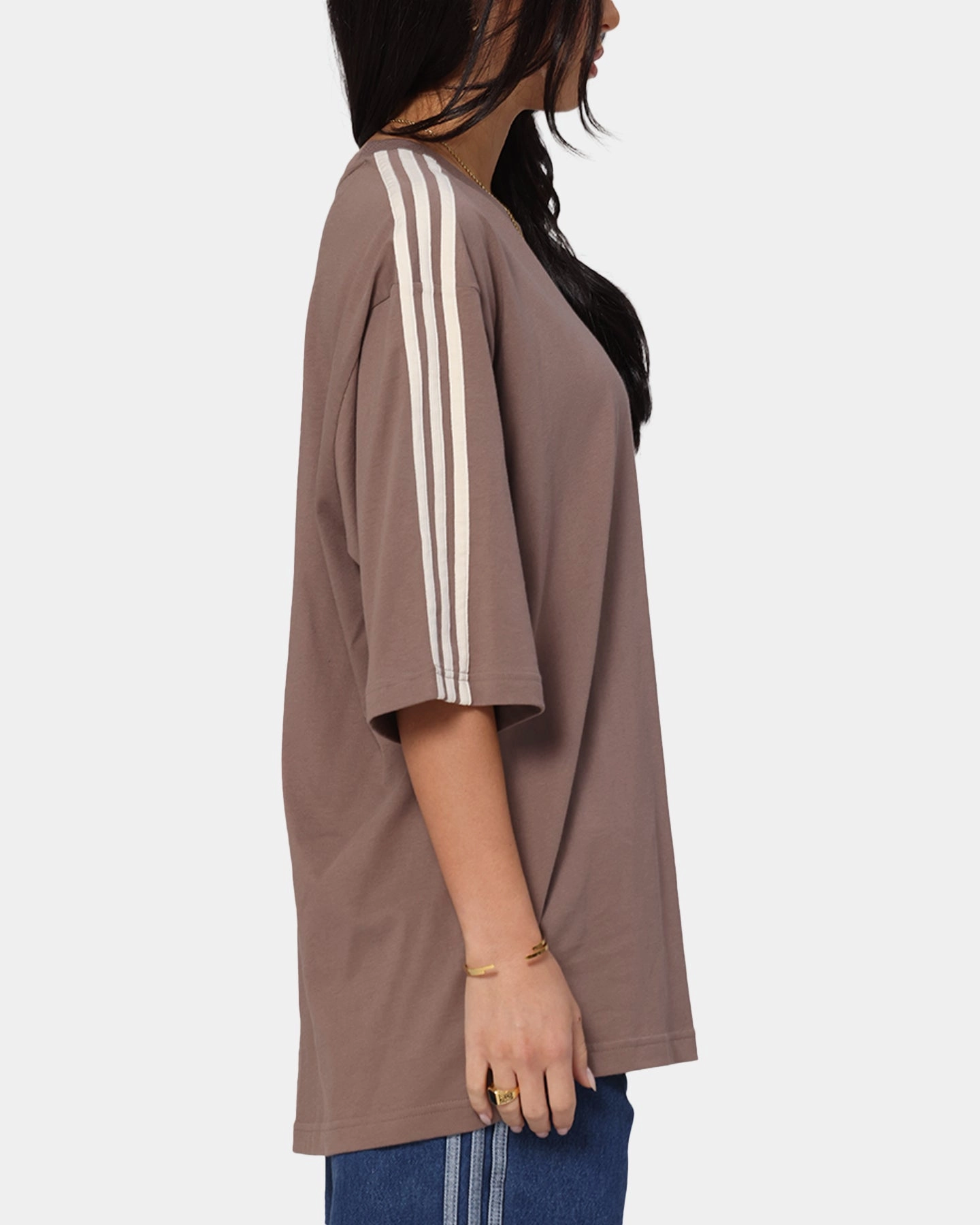 Adidas Oversized T-Shirt Brown MoistureWicking