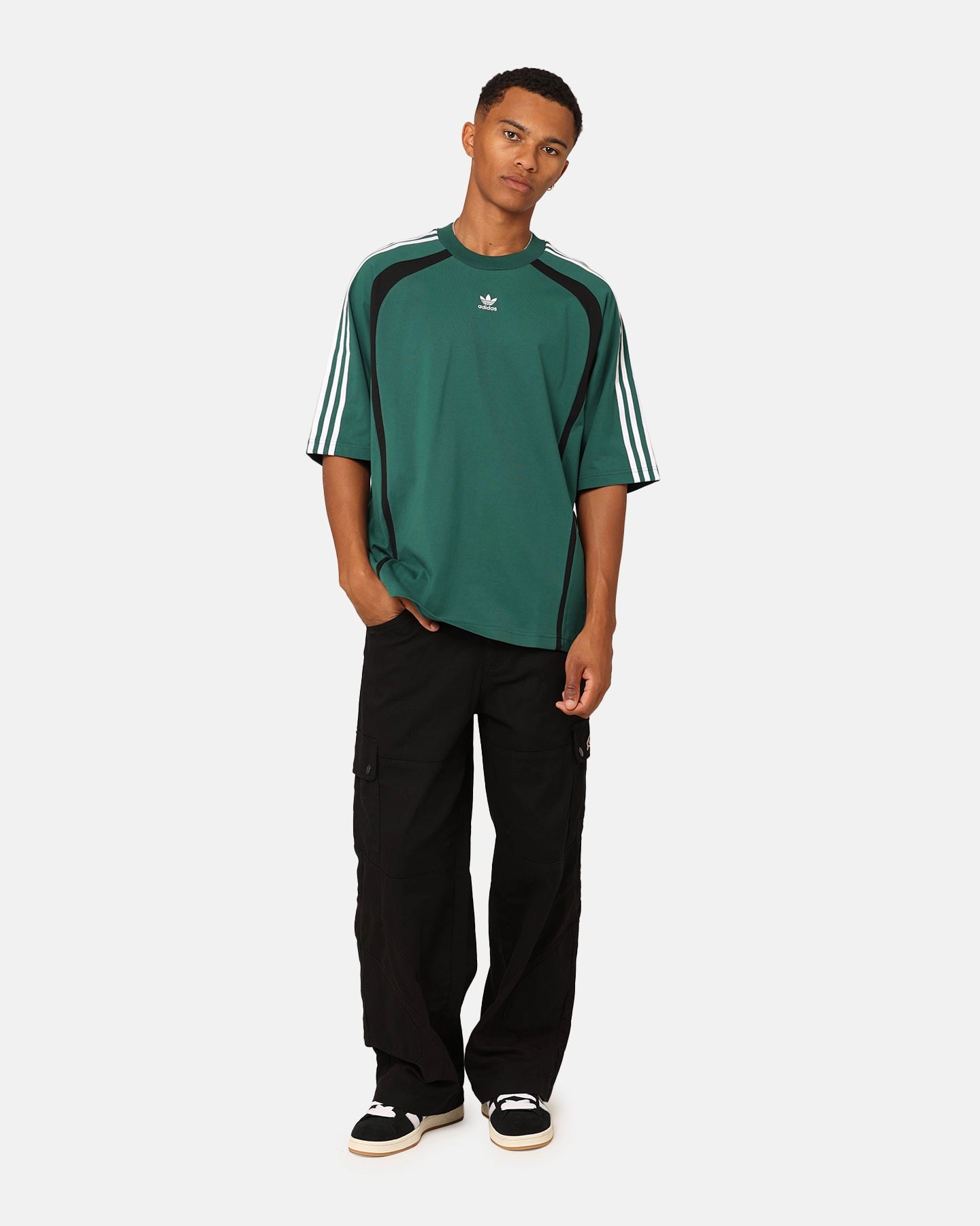 Holiday Comfort Style Adidas Oversized T-Shirt Collegiate Green