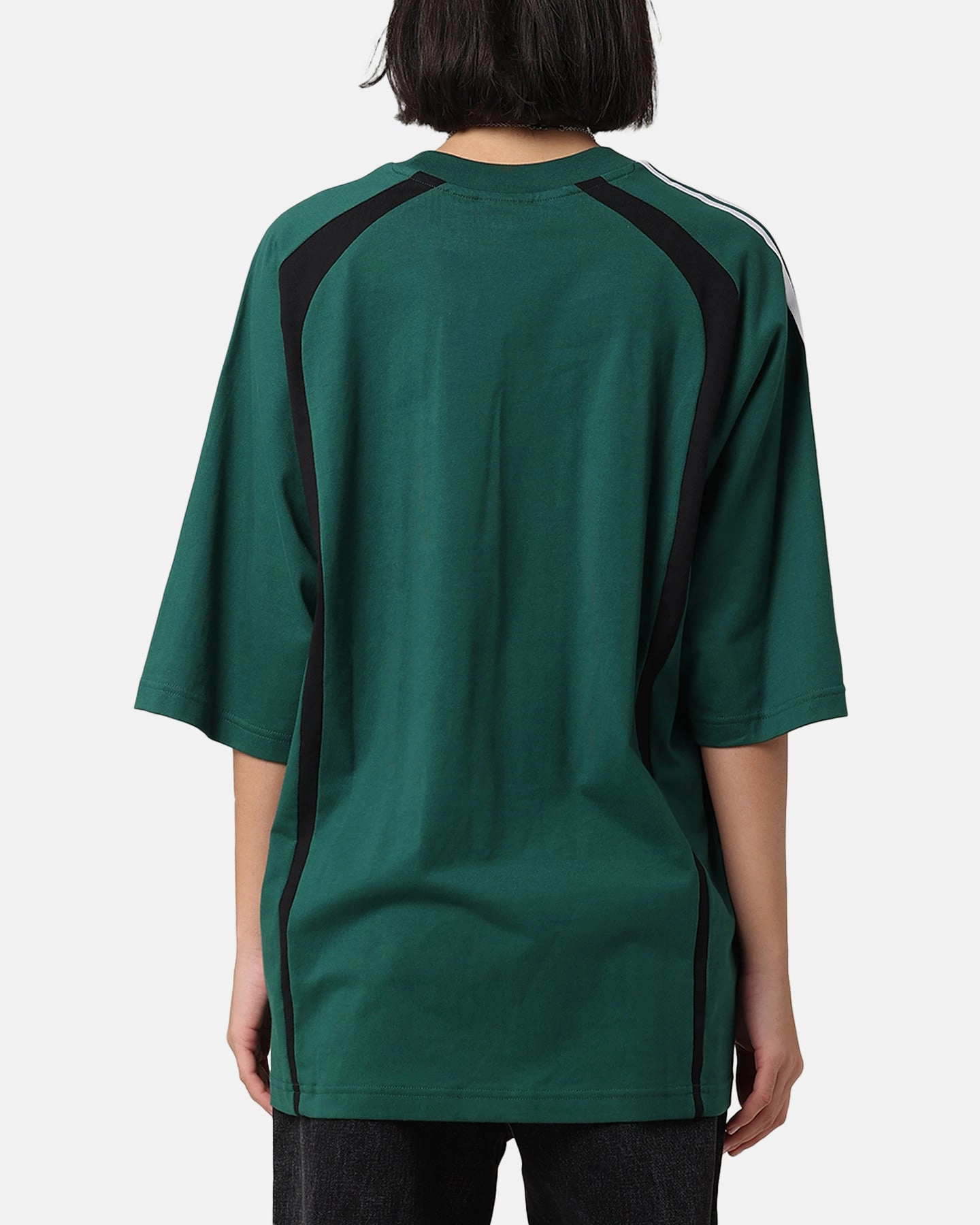 Breathable and Comfortable Active Essentials Adidas Oversized T-Shirt Collegiate Green