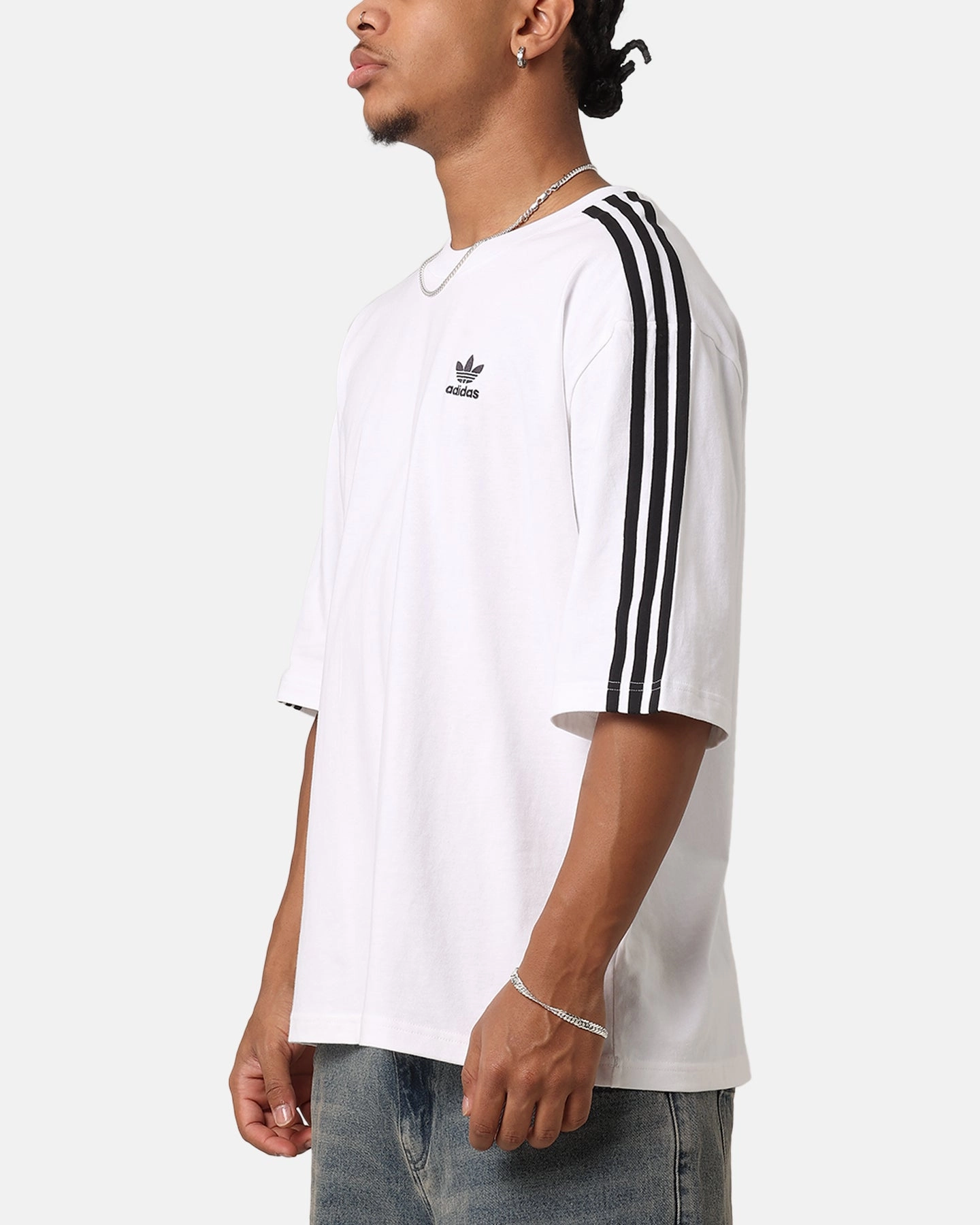 Street Fashion Adidas Oversized T-Shirt White