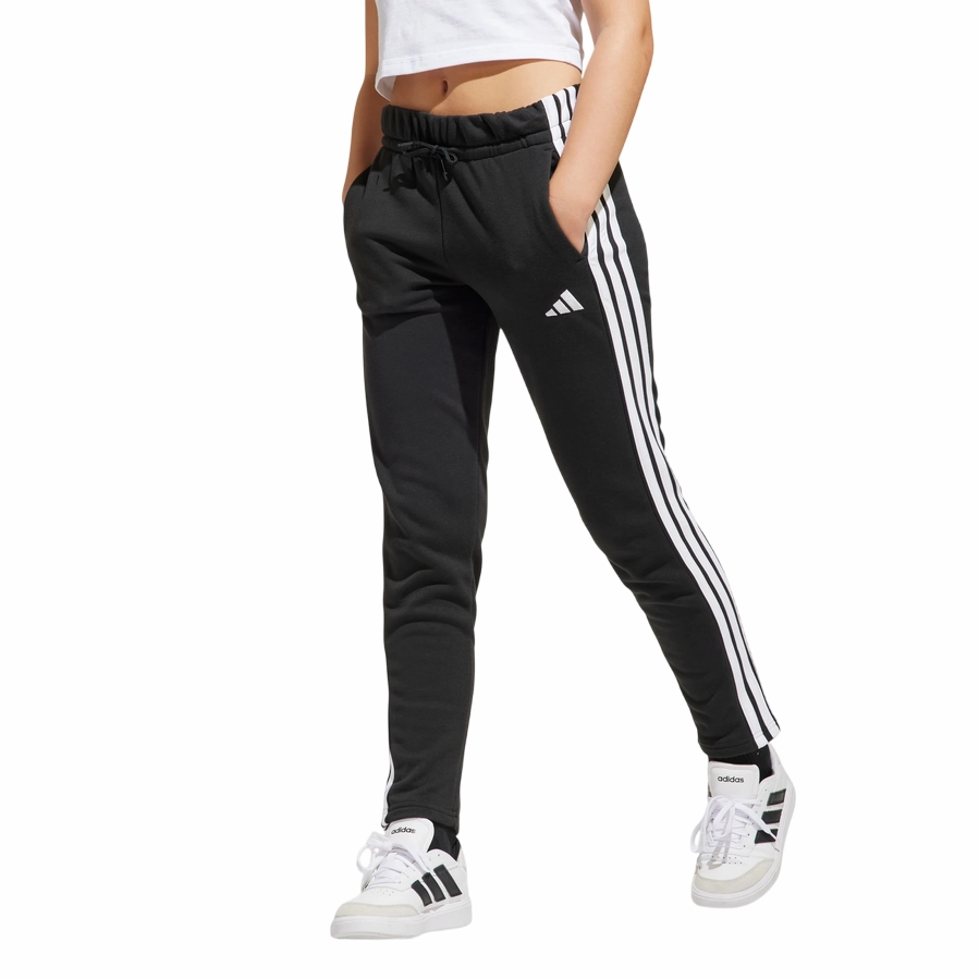 Casual Fit Stretch Waist Expansion Adidas Pantalone Junior Essentials JJ3449 - Nero