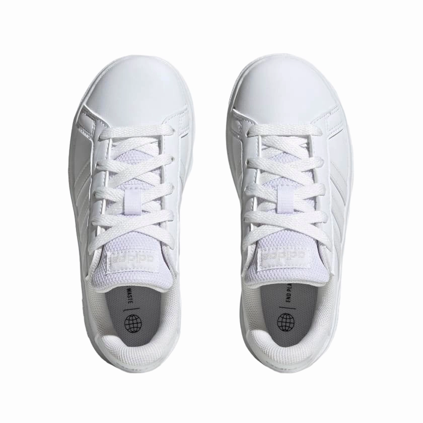 ToeProtection Adidas scarpa sneakers da ragazzi Grand Court 2.0 K FZ6158 bianco