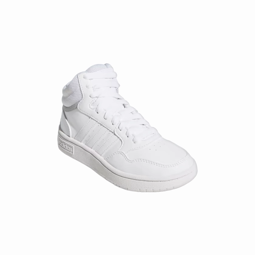 Adidas scarpa sneakers da ragazzi Hoops Mid 3.0 GW0401 bianco grigio Ventilation holes
