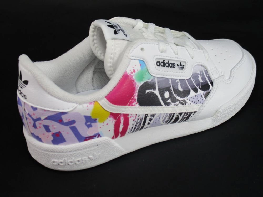 soft shoes Adidas scarpa sneakers da ragazzo Continental 80 C EE6506 bianco