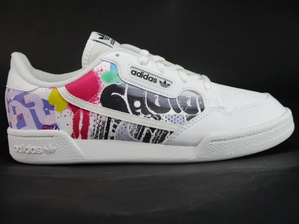summer - suitable Pace Training Adidas scarpa sneakers da ragazzo Continental 80 C EE6506 bianco
