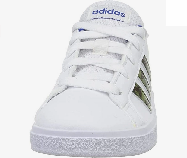 Blood circulation Foam Boundary Structure Adidas scarpa sneakers da ragazzo Grand Court 2.0 K GV6796 bianco mimetico
