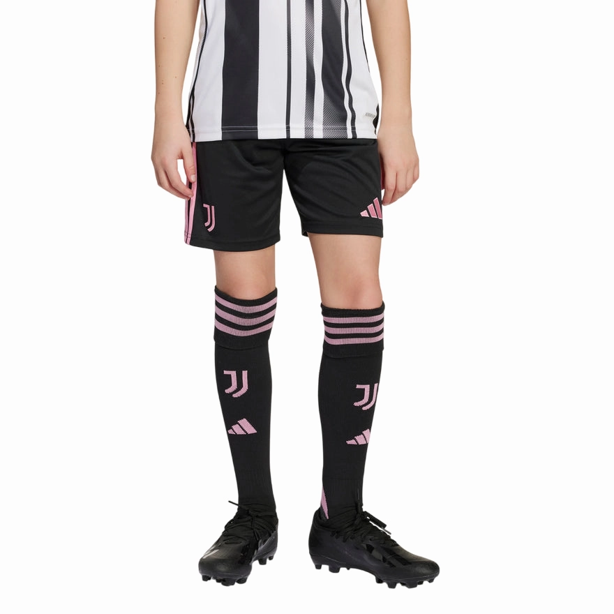 Adidas Short Juventus Home 25/26 Junior JN5221 Nero MeshPanel Speed and Agility