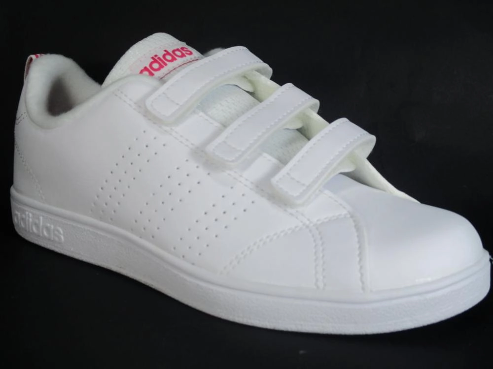 running in a floating bridge area shoes Adidas sneakers da bambina con lo strappo VS ADV CL CMF C BB9978 bianco