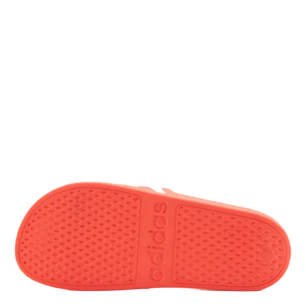 Adilette Aqua Slides Solar Red / Cloud White / Solar Red