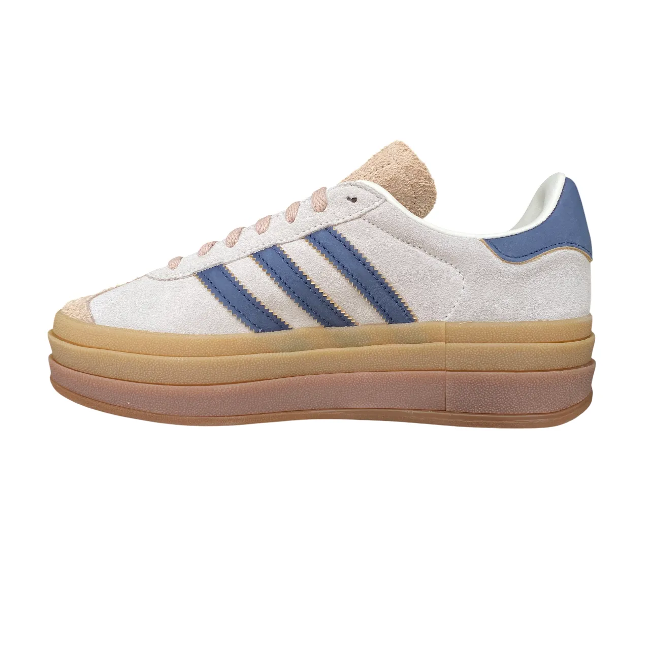 Non Slip Lacing Adidas Gazelle Bold JQ5126 | Sneakers Donna Crema-Indaco | Sportiamo