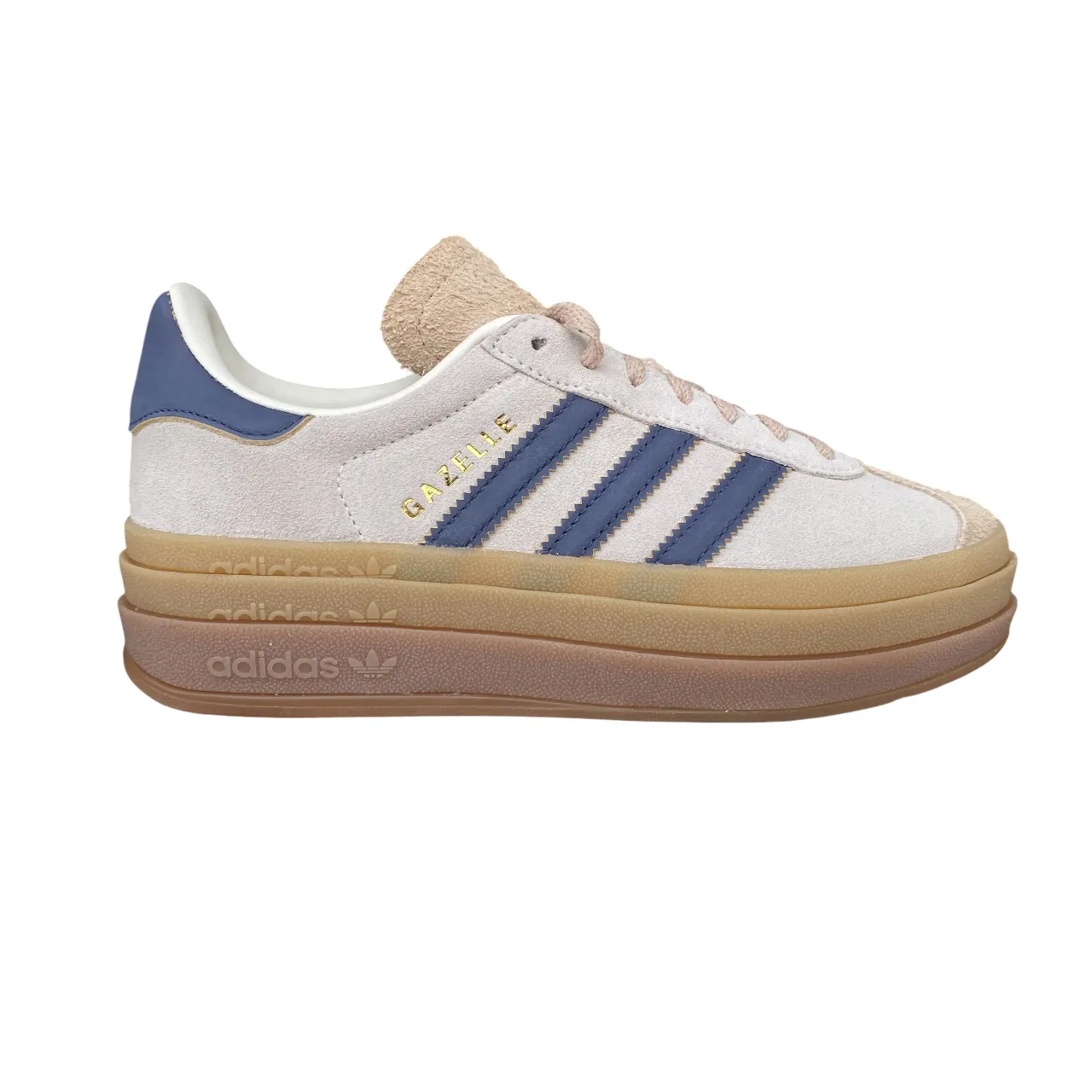 anti - static Adidas Gazelle Bold JQ5126 | Sneakers Donna Crema-Indaco | Sportiamo